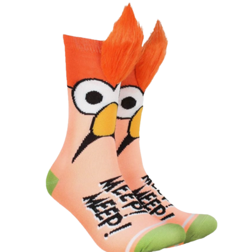 Beaker fuzzy hair socks