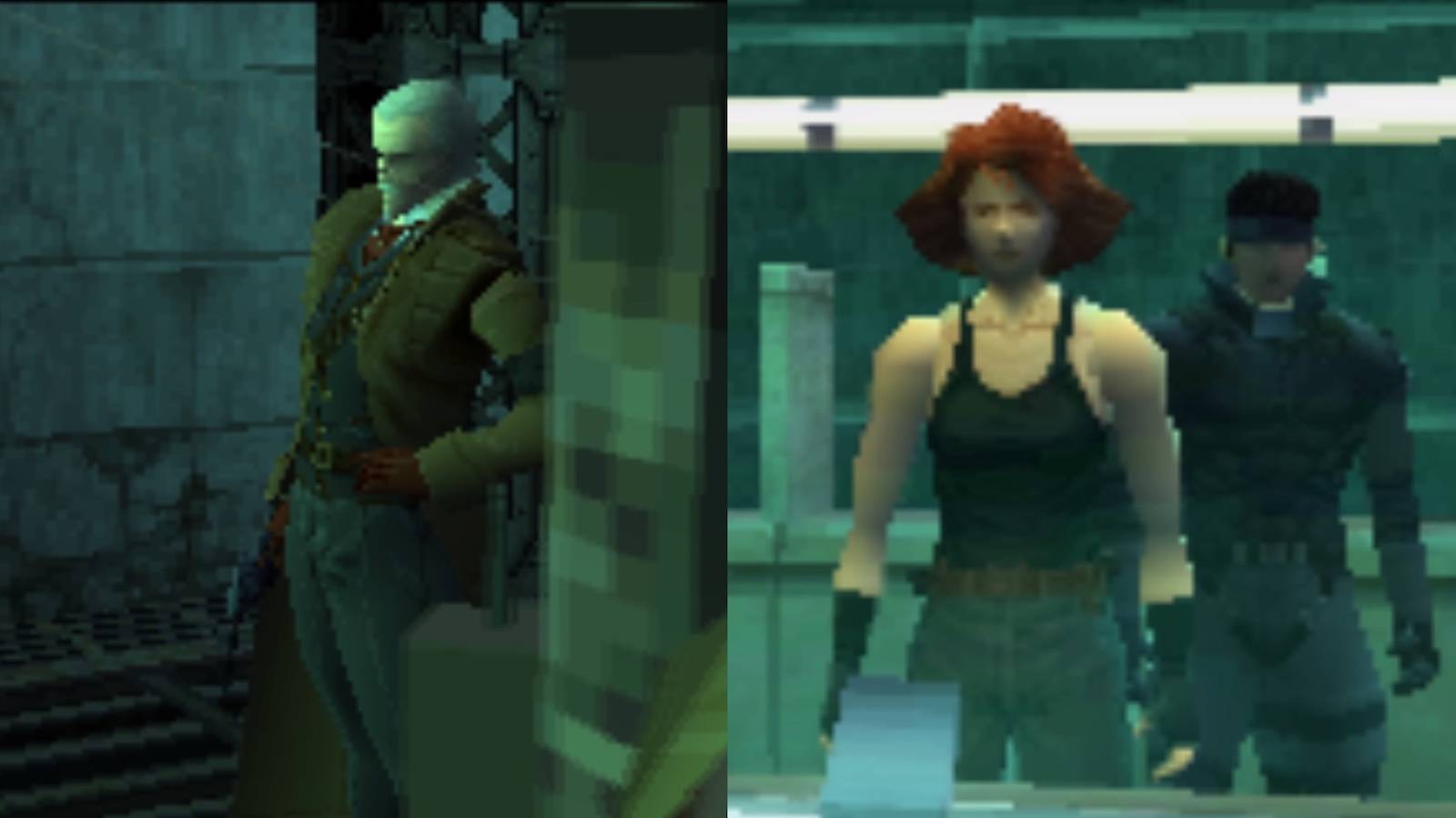 Metal gear ocelot and meryl split image