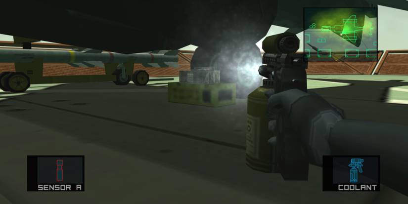 Metal Gear Solid 2 bomb under harrier 