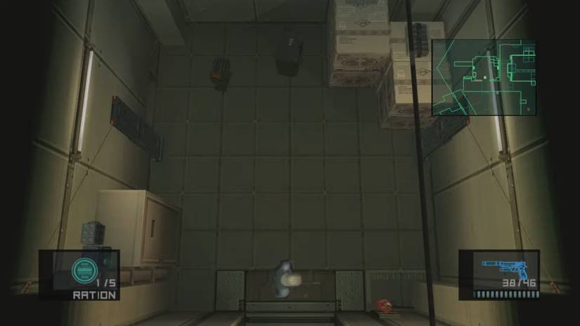 Metal Gear Solid 2_MGS2_Stur-F Warehouse_M4