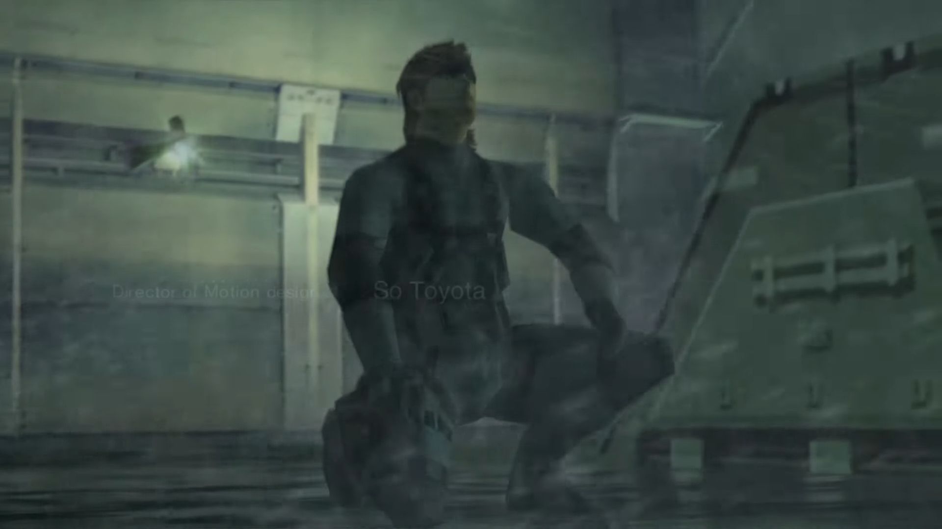 Metal Gear Solid 2_Snake Stealth Camo Broken