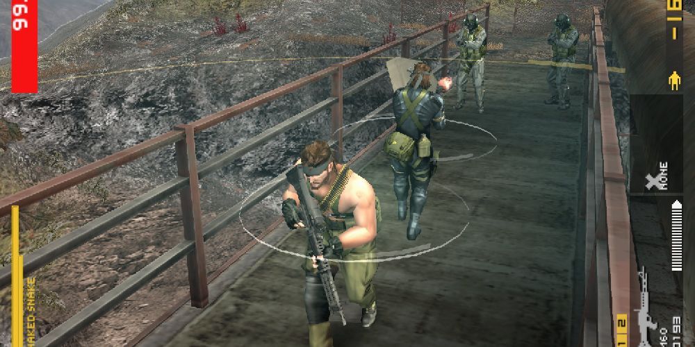 gameplay screenshot from Metal gear solid peace walker 