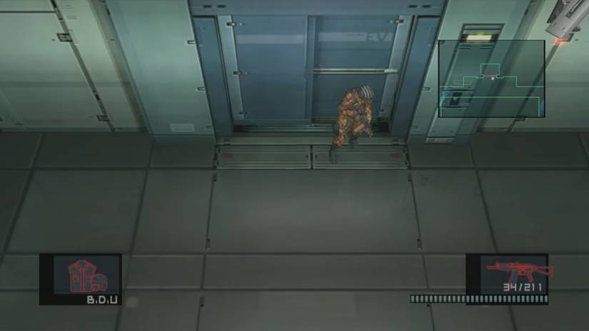 MGS2_Shell 1_Elevator