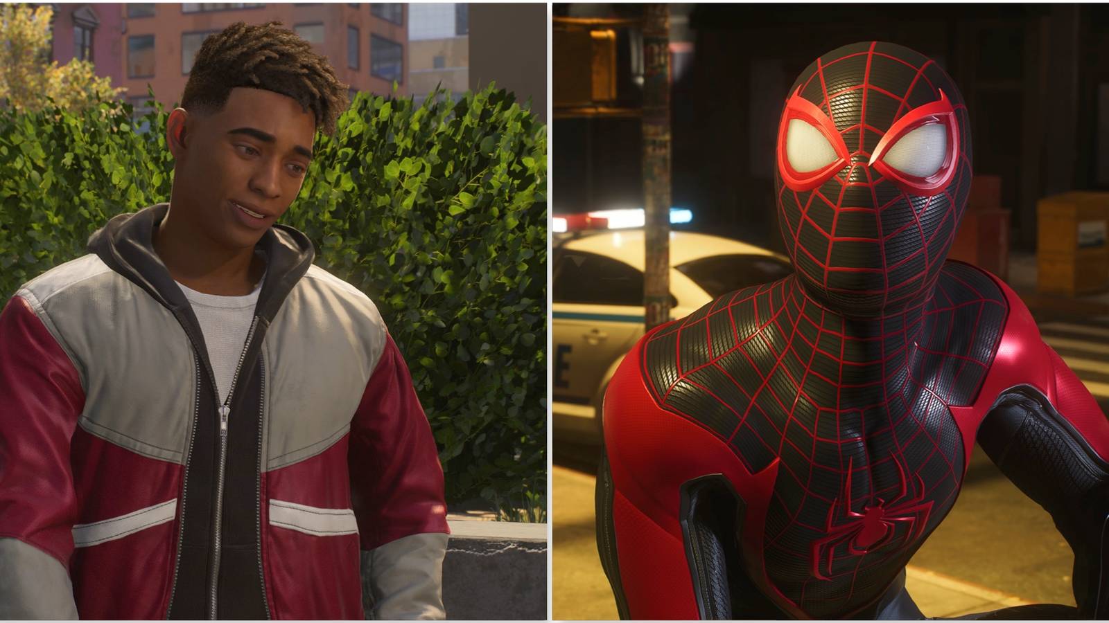 Miles and Miles as Spider-man in Marvel's Spider-Man 2