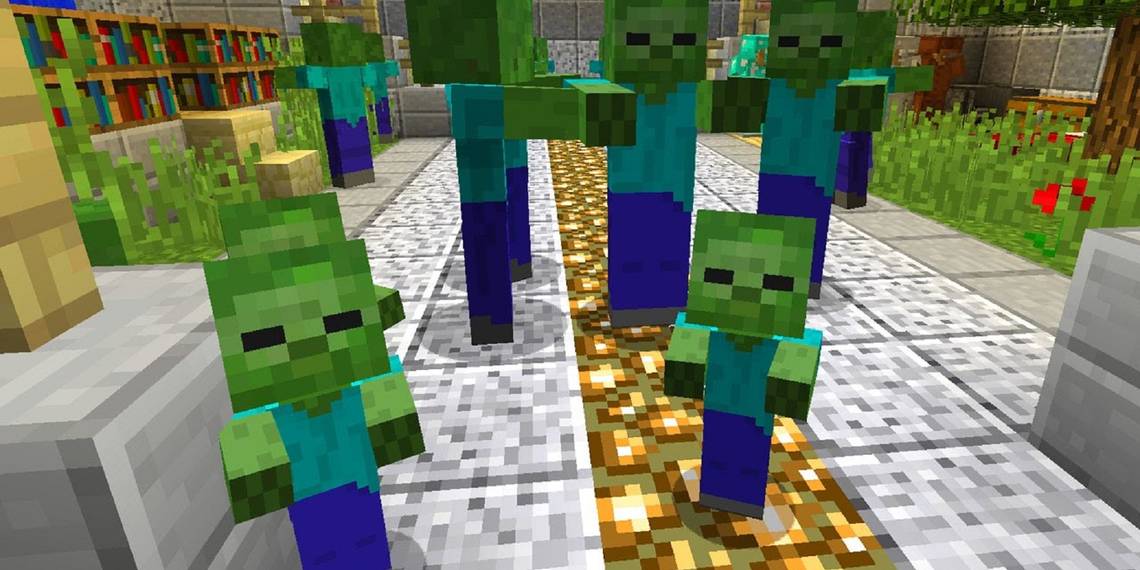 Minecraft Player Spots Incredibly Rare Zombie Mob