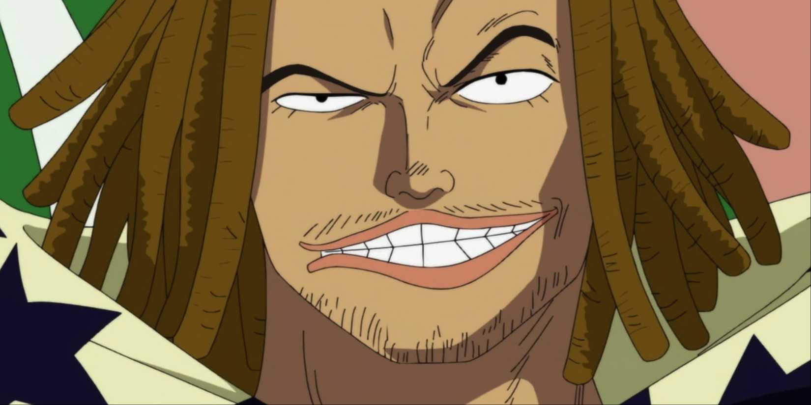 Yassop Of One Piece's Red Hair Pirates Smiling