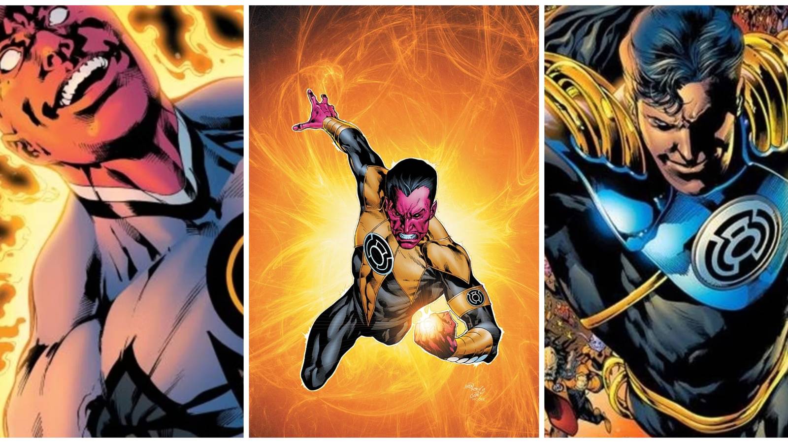 Amon Sur. Sinestro. Superboy-Prime.