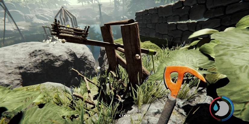 Catapult in The Forest