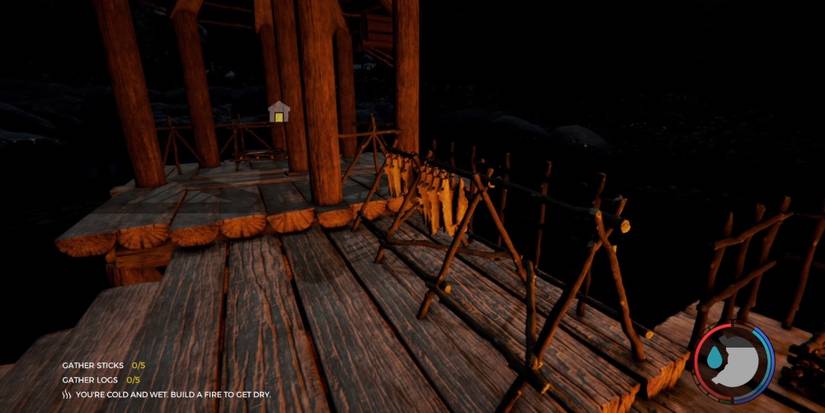 Skin Rack in The Forest