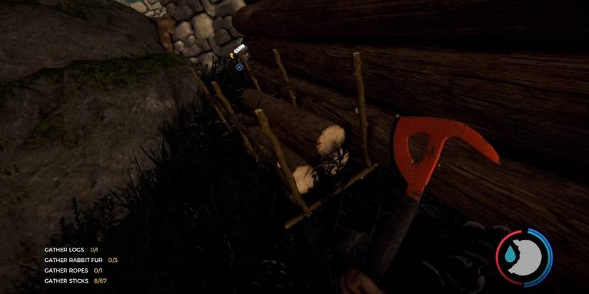 Log Holder in The Forest