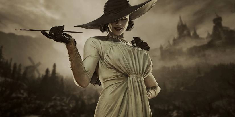 Lady dimitrescu in Resident Evil Village