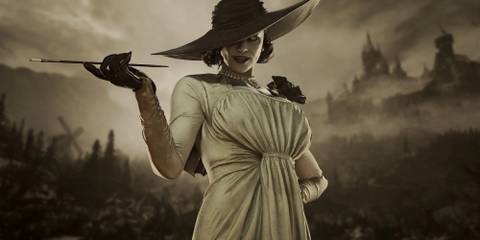 Lady dimitrescu in Resident Evil Village