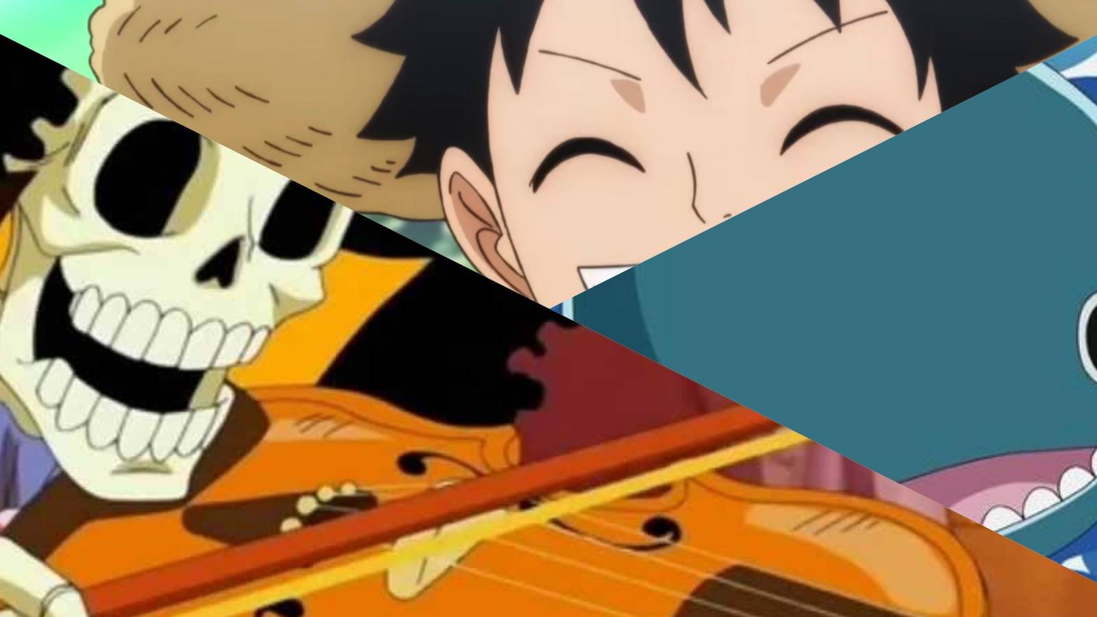 Brook, Luffy and Laboon