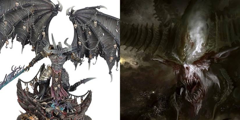 Be'lakor and Model in Warhammer 40k