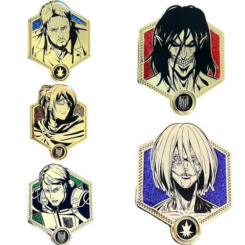 Attack On Titan Gold Series Enamel Pin