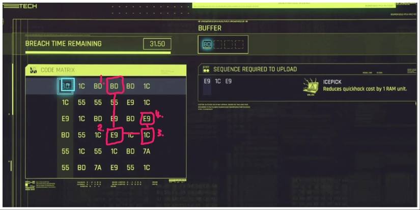Breach protocol solution