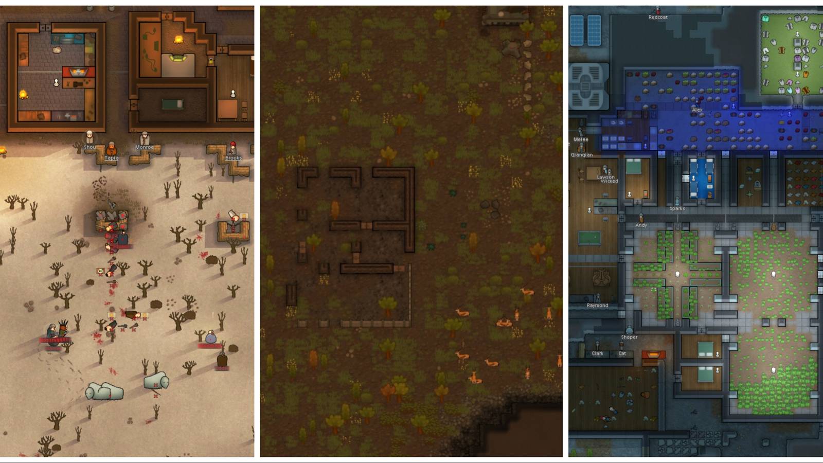 Desert fight forest ground big base