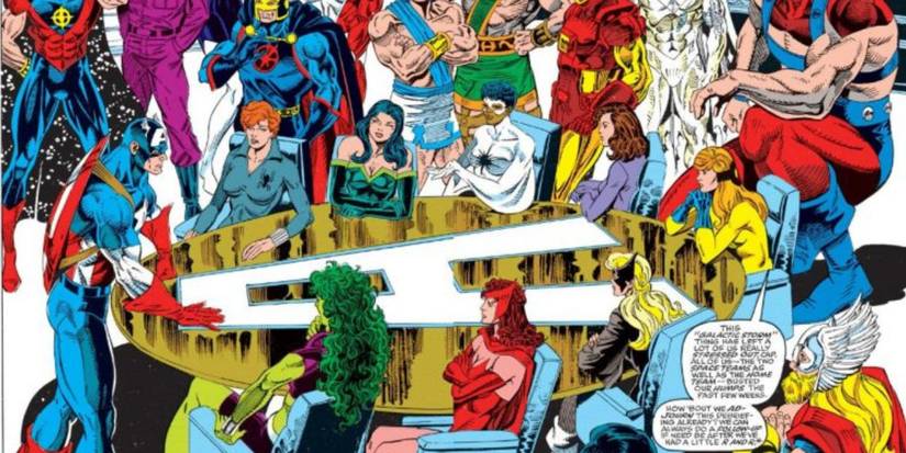 the avengers in Operation: Galactic Storm