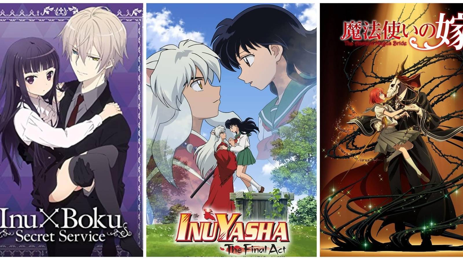 Inu x Boku SS, InuYasha, The Ancient Magus Bride