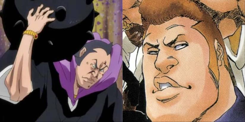 Marechiyo Omaeda and His Father As The Lieutenants Of Squad 2 In Bleach