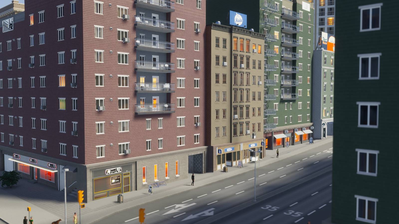 Residential area in Cities: Skylines 2