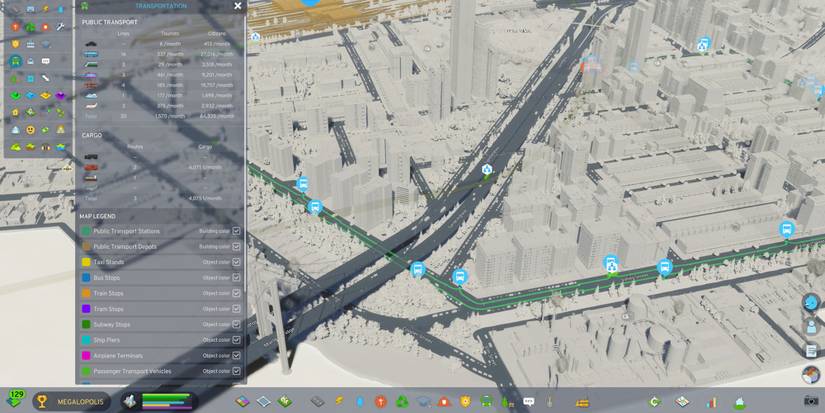 Public transport creator in Cities: Skylines 2