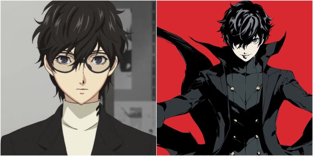 Ren in his casual outfit and Joker outfit 