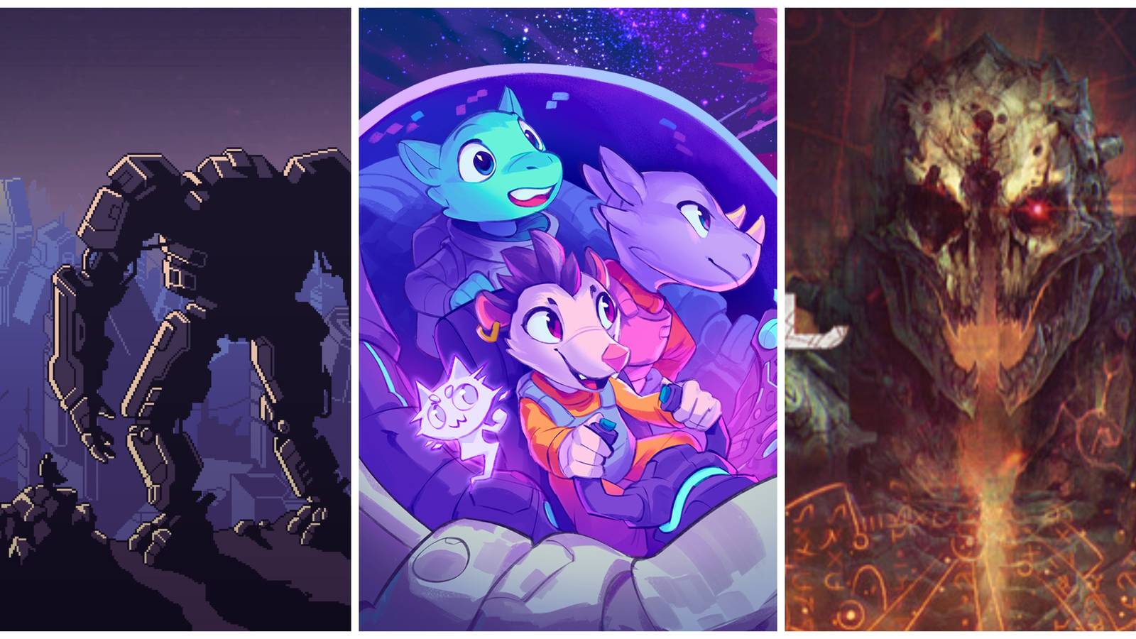 Best Sci-Fi Roguelikes (Featured Image) - Into The Breach + Cobalt Core + Jupiter Hell