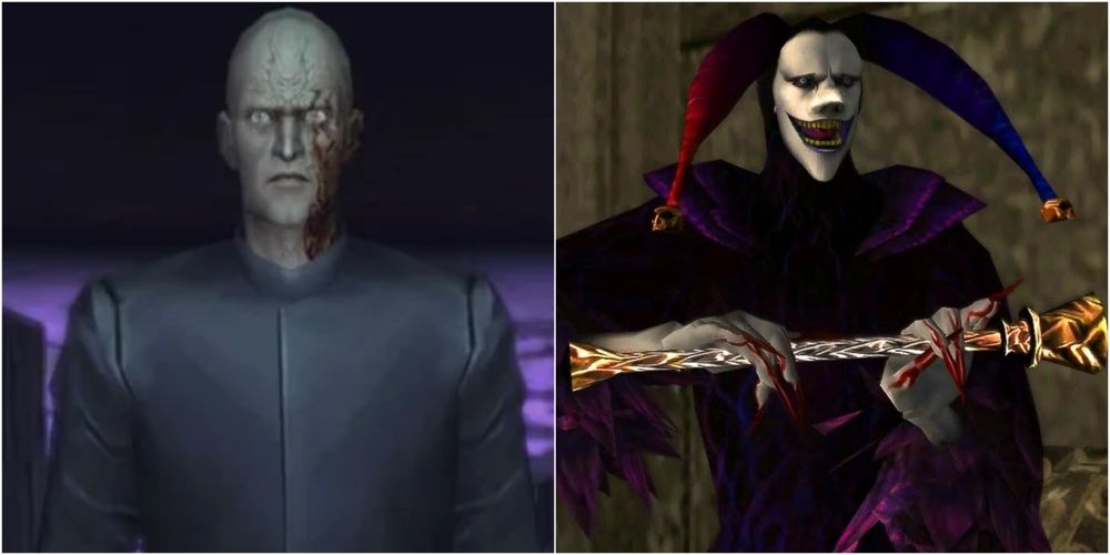 Arkham in his two forms Devil May Cry 3