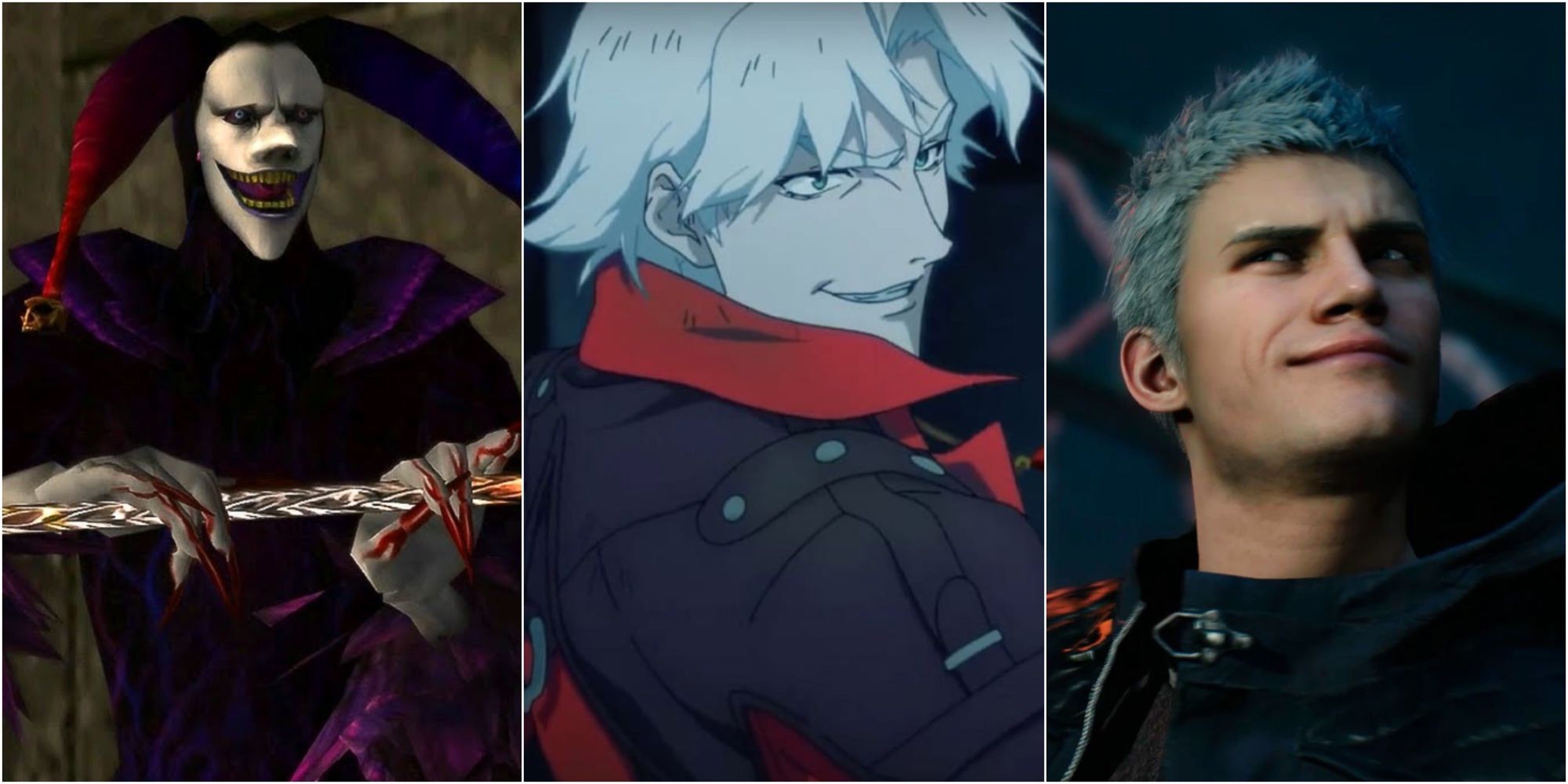 Arkham, Dante, and Nero in Devil May Cry