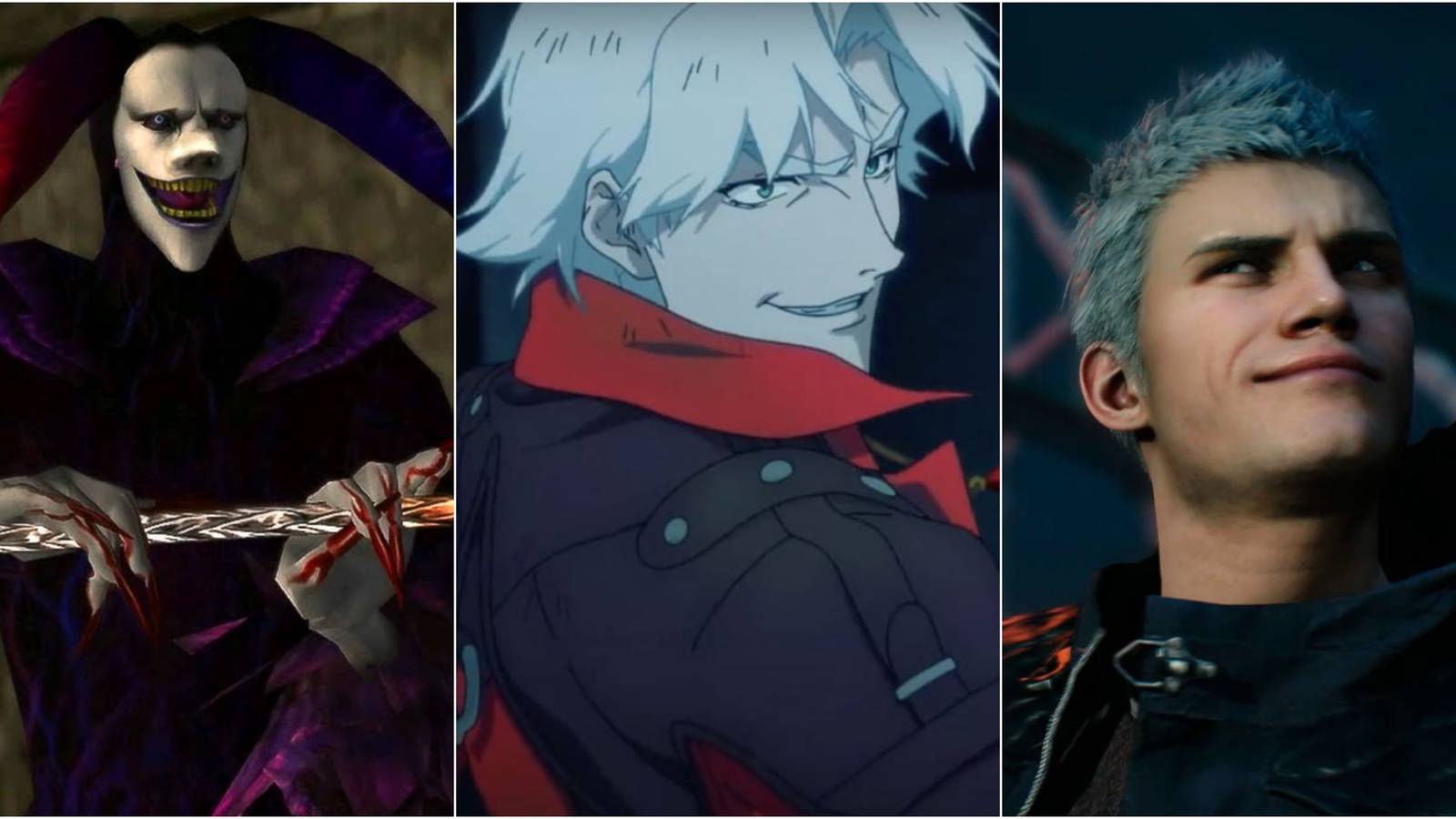 Arkham, Dante, and Nero in Devil May Cry