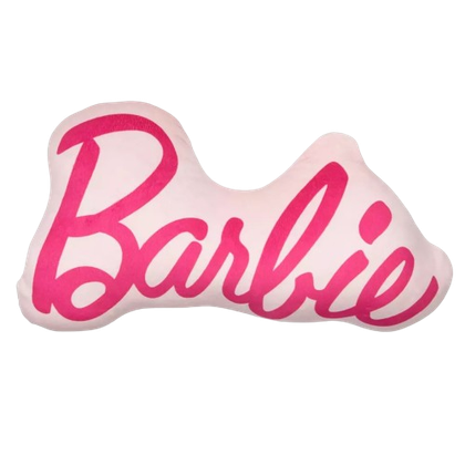 Barbie logo pillow from Box Lunch.