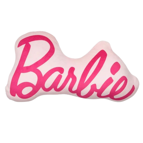 Barbie logo pillow from Box Lunch.