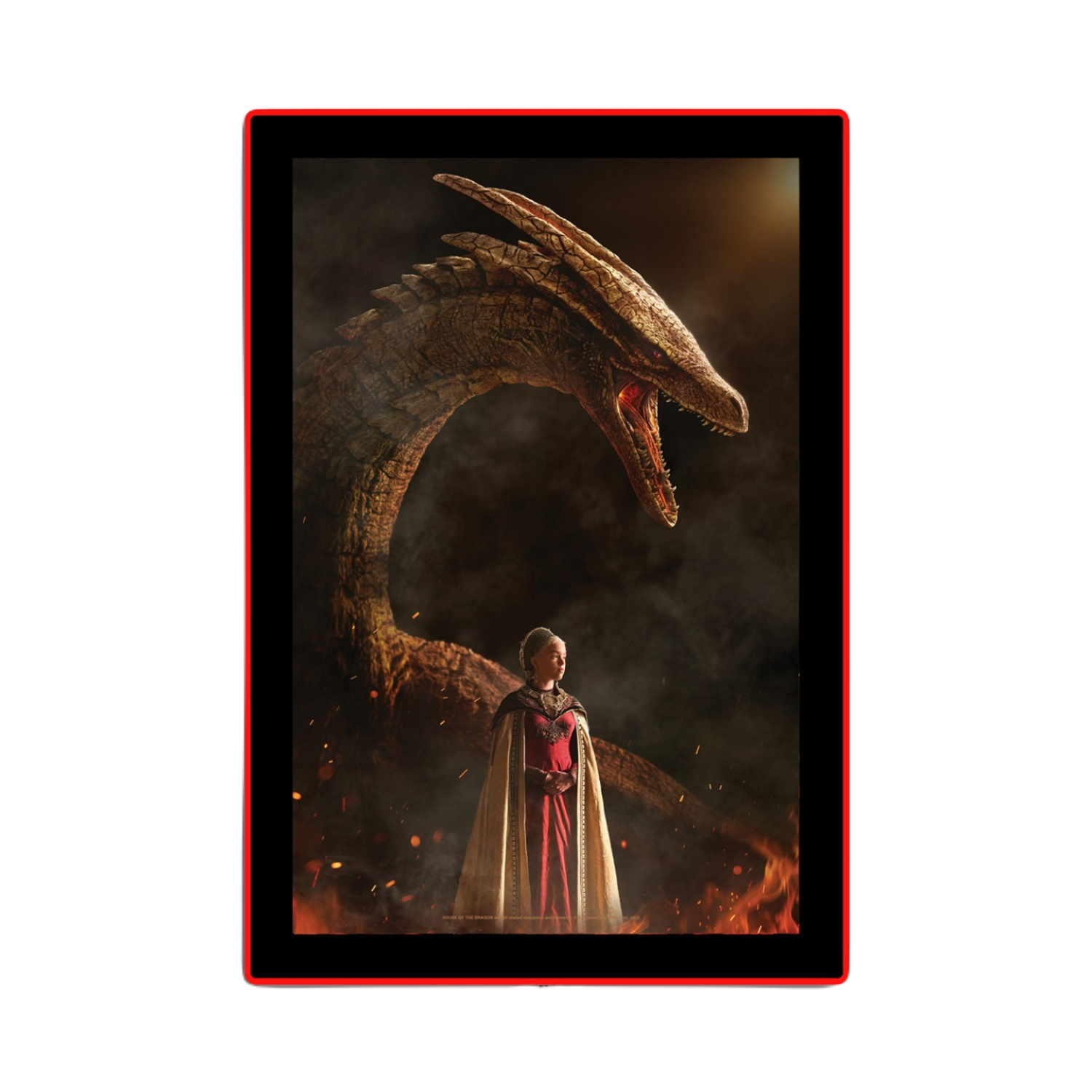 House Of The Dragon Led Mini Poster