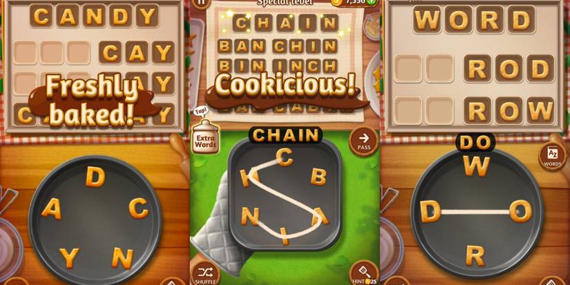 The levels in Word Cookies