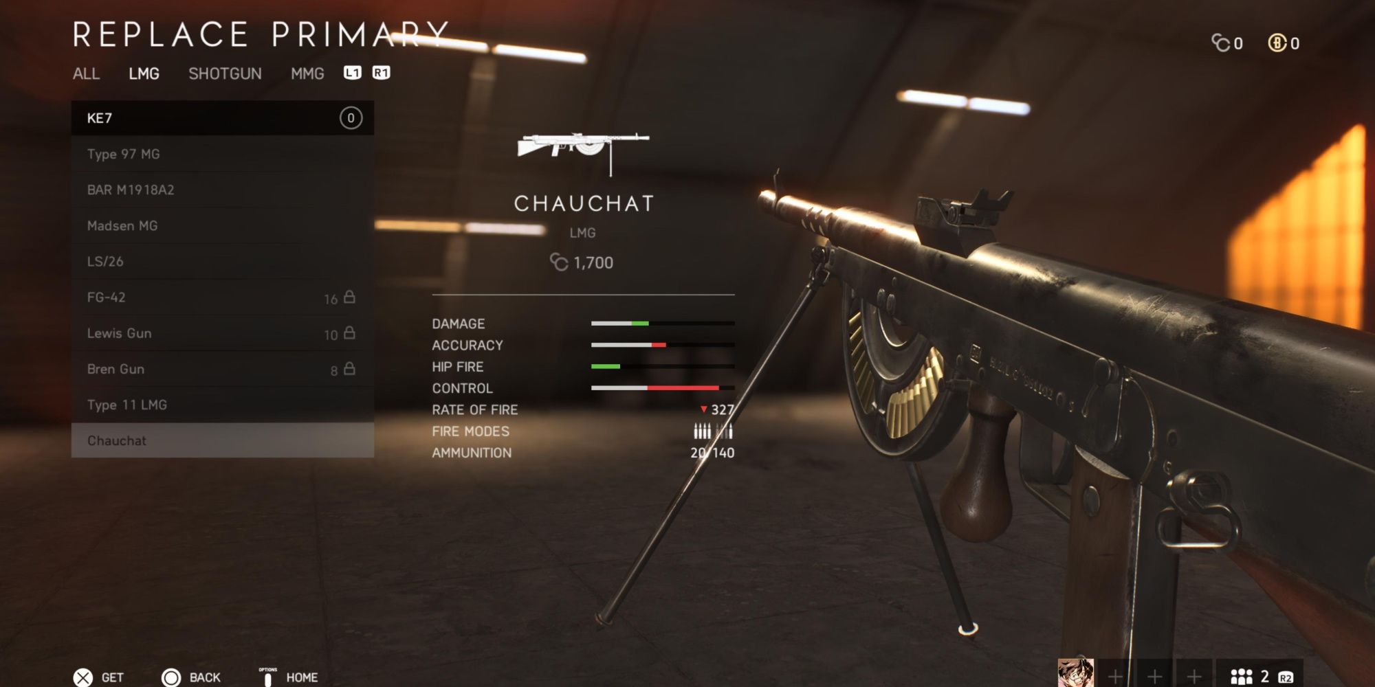 Chauchat in Battlefield 5