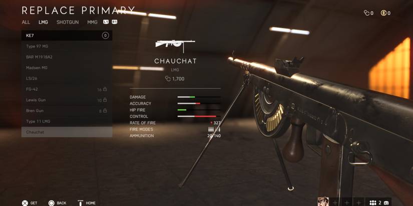 Chauchat in Battlefield 5