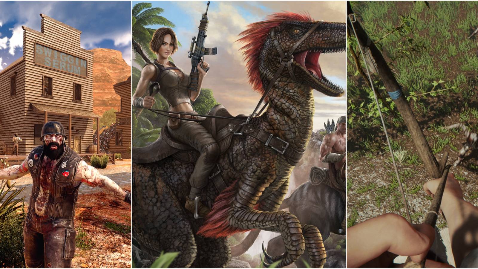 7 Days To Die, Ark, and The Forest