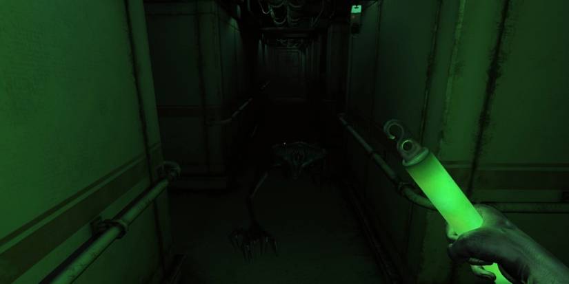 Monster and glow stick