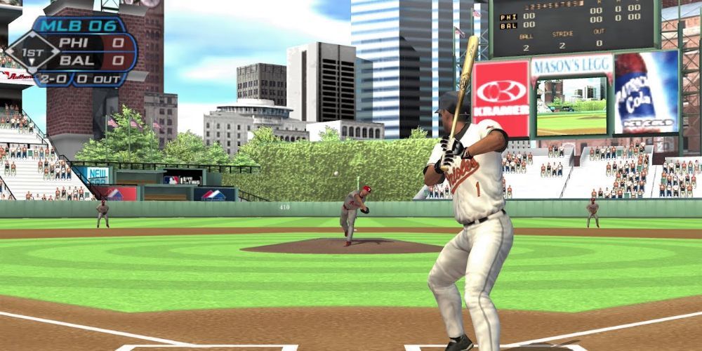 Captura de pantalla del juego de MLB 06 the show 