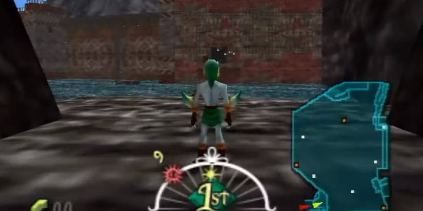 link in the pirate fortress wearing the zora mask