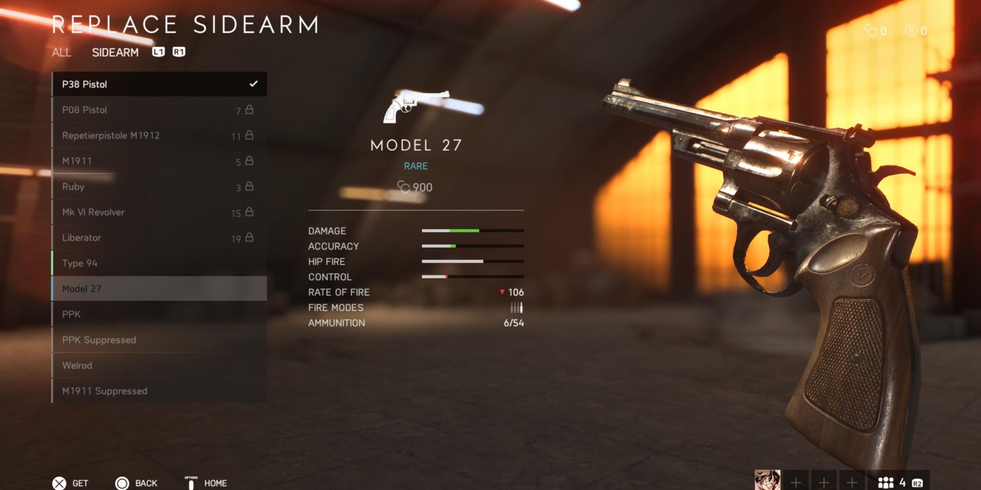 Modelo 27 no Battlefield 5