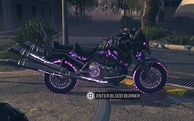 modern warfare 3 blood burner motorcycle