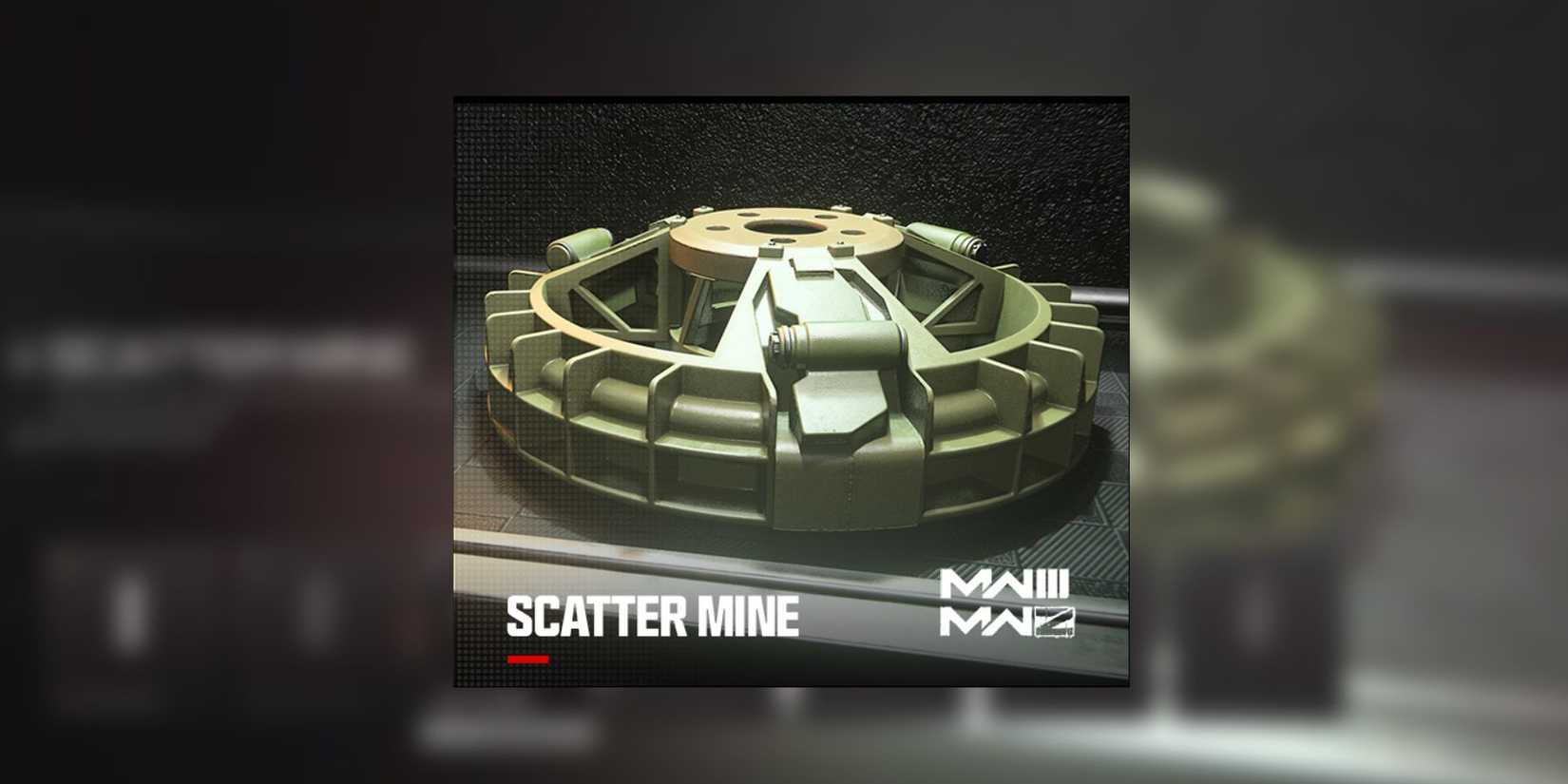 a scatter mine in modern warfare 3.