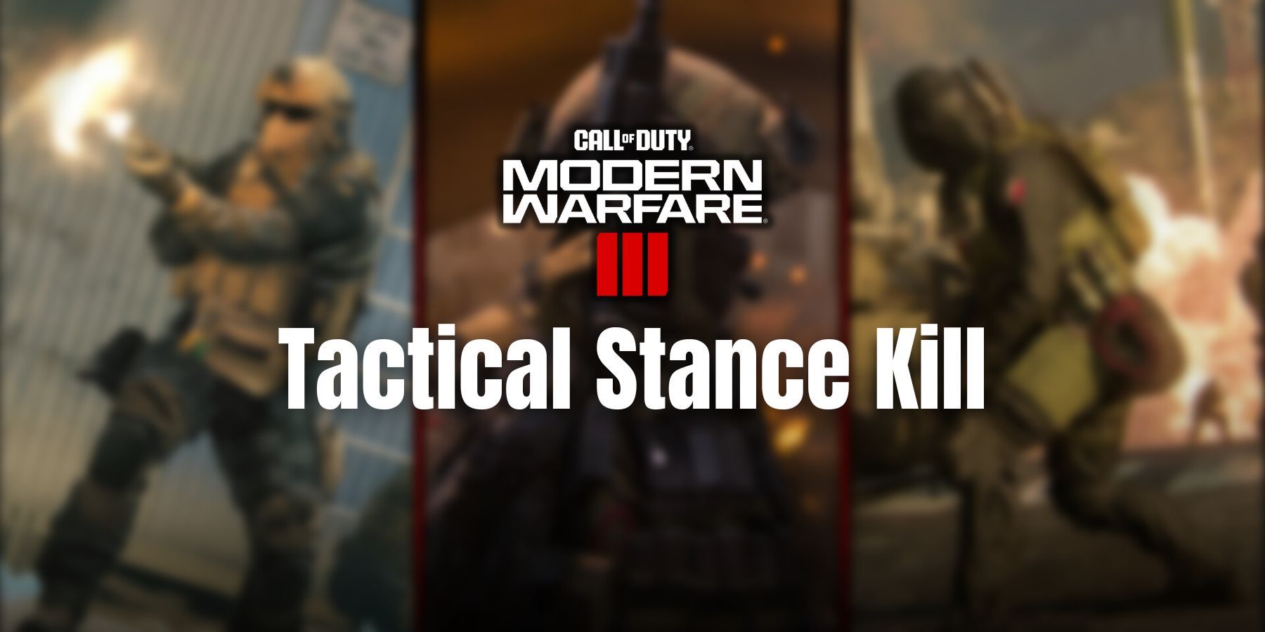 MW3, What Is Tactical Stance - Tac Stance Guide