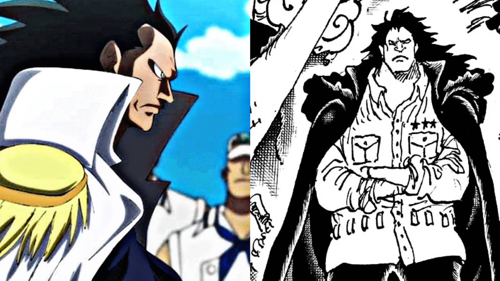 Monkey d dragon marine admiral one piece