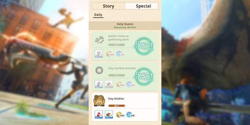 monster hunter now daily quests zenny rewards