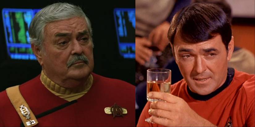 Montgomery Scott star trek split image