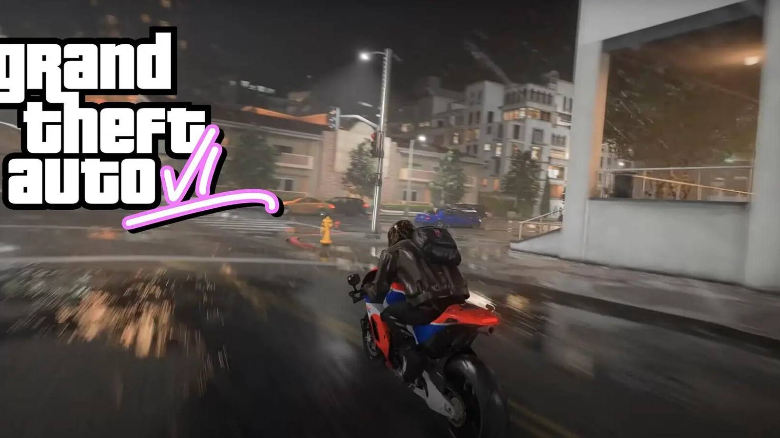 Motorcycle at Night GTA6