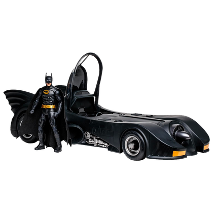Movie and TV action figure 2023 Batman and Batmobile Gold Label 2 pack